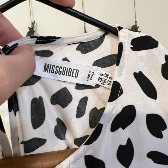 Missguided Midi Dress Size 4 Classy Normcore Preppy Fall Easy Lightweight - Picture 5 of 15